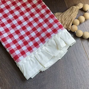 دستمال رطوبت‌گیر خانه و آشپزخانه پنبه‌ مدل دستمال دکوراتیو آشپزخانه بسته 3 عددی