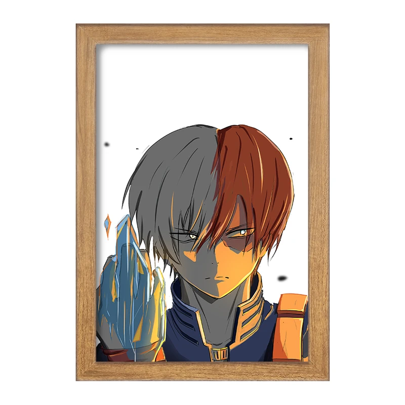 تابلو خندالو مدل شوتو تودوروکی انیمه آکادمی قهرمان من  کد 16162