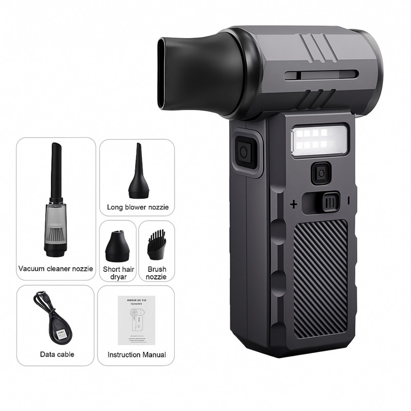 دستگاه دمنده و مکنده شارژی مدل MULTI-FUNTIONAL دستگاه دمنده و مکنده شارژی مدل MULTI-FUNTIONAL