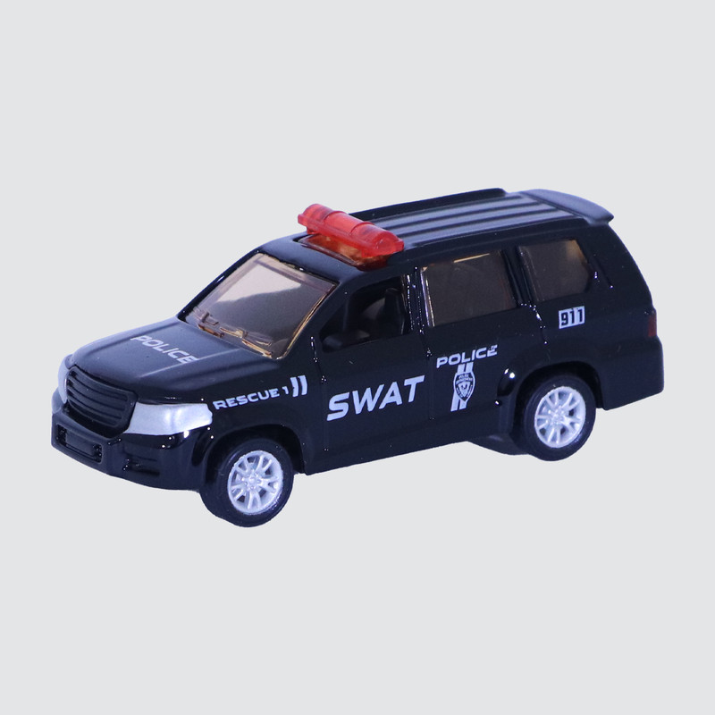 ماشین بازی مدل فلزی تویوتا لندکروز پلیس SWAT