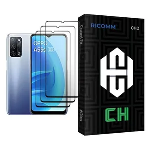 Ricomm CH Glass MIX003 Screen Protector For Oppo A53s 5G Pack Of 3