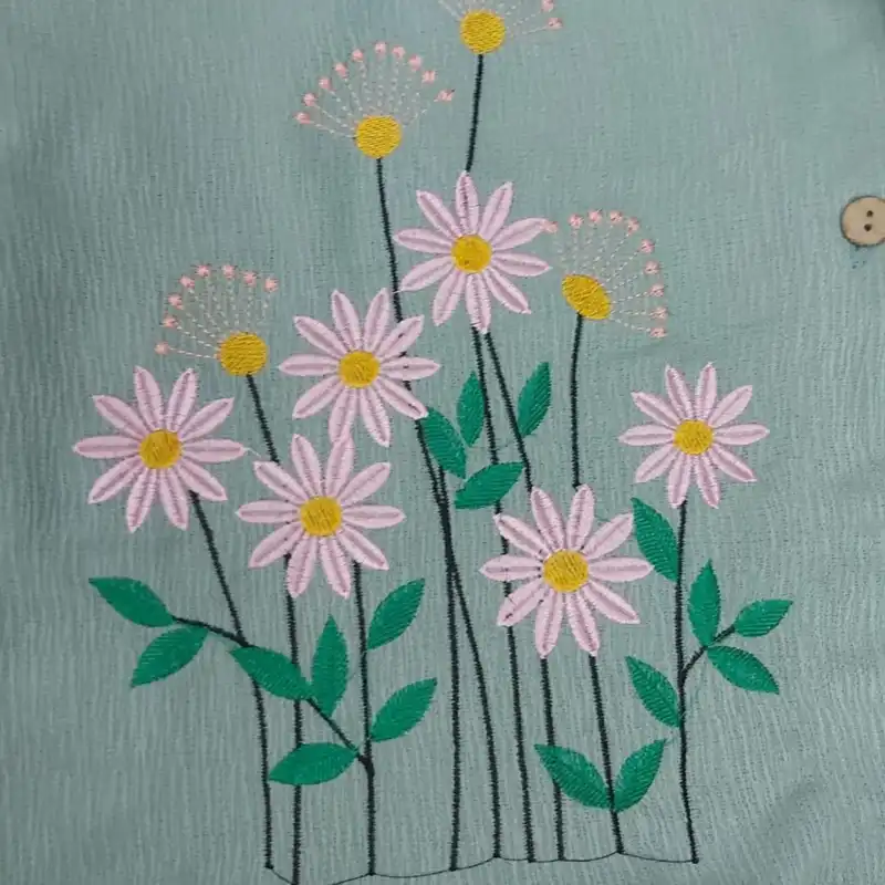 مانتو زنانه مدل کرپ گلدوزی شده کد 757 رنگ سبز