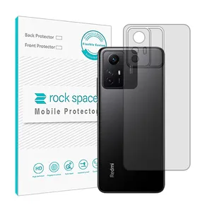 Transparent Rockspace HyGEL model phone back protector suitable for Xiaomi Redmi Note 12s mobile phone