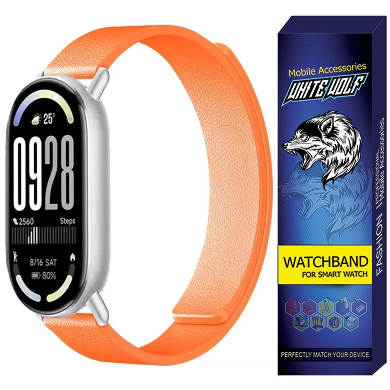 بند وایت ولف مدل Lyche Sill مناسب برای ساعت هوشمند شیائومی Mi Band 8 (12mm)