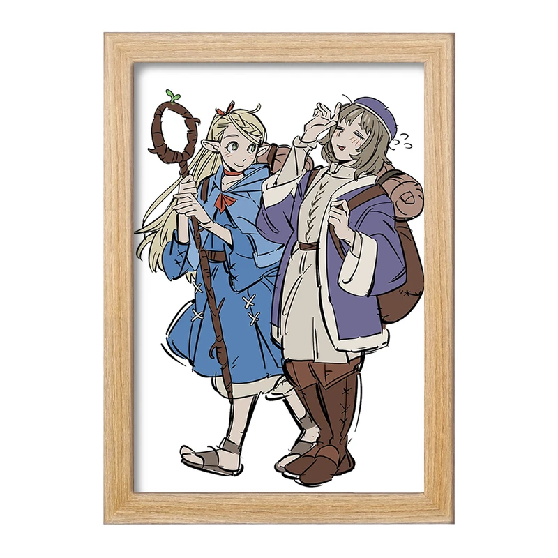 تابلو خندالو مدل فالین و مارسیل انیمه خوشمزه در سیاه چال کد 35903