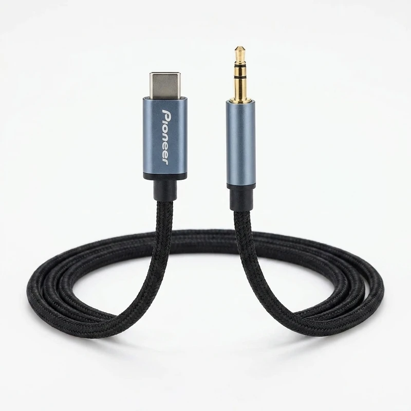 کابل تبدیل AUX به USB-C پایونیر مدل AU-101 طول1متر