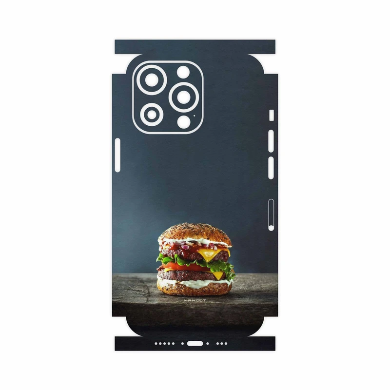برچسب پوششی ماهوت مدل Hamburger-FullSkin مناسب برای گوشی موبایل اپل iphone 13 Pro