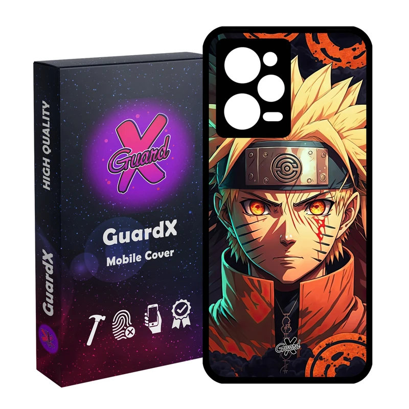 کاور گارد ایکس طرح ناروتو انیمه مدل Glass10623 مناسب برای گوشی موبایل شیائومی Redmi Note 12 Pro 5G/Poco X5 Pro 5G/Note 12 Pro Pro speed