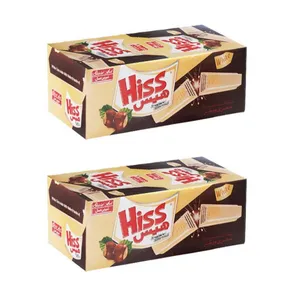 ویفر با روکش شکلات سفید هیس شیرین عسل - 42 گرم 2 بسته 24 عددی