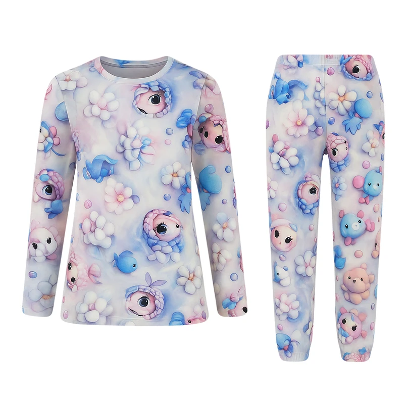 ست تی‌شرت آستین بلند و شلوار راحتی زنانه مدل آوید کد 47