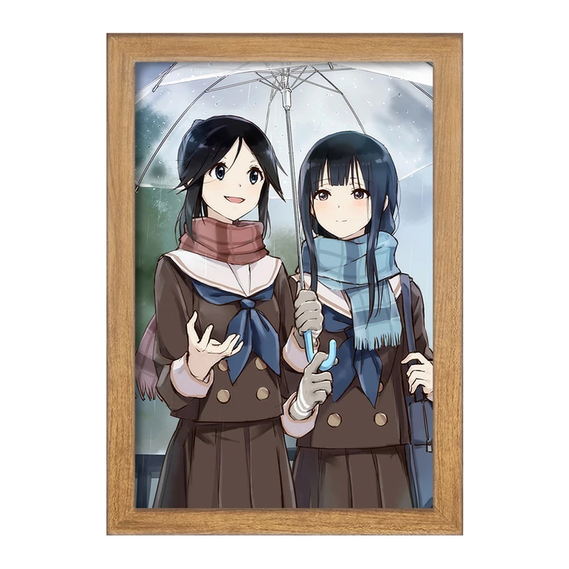 تابلو خندالو مدل کاساکی و میزور انیمه لیز و پرنده آبی کد 23825