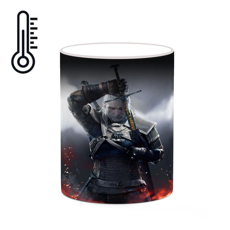 ماگ حرارتی کاکتی مدل بازی ویچر The Witcher 3 Wild Hunt کد mgh31135