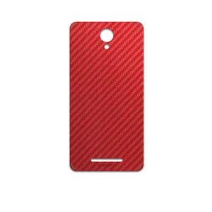 MAHOOT Red-Fiber Cover Sticker for Xiaomi Redmi Note 2