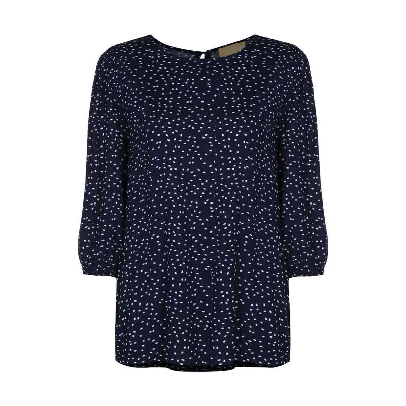 بلوز آستین سه ربع زنانه مدل گلپوش