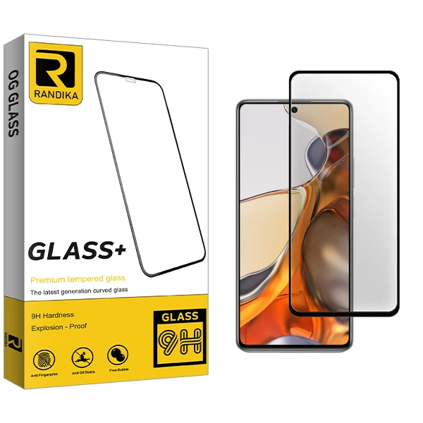محافظ صفحه نمایش سرامیکی راندیکا مدل Randika Glass مناسب برای گوشی موبایل شیائومی 11T Pro 5G 2107113SG