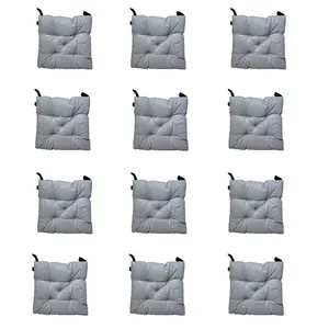 بالش نشیمن خودرو مدل مخمل کد NS0150 بسته 12 عددی