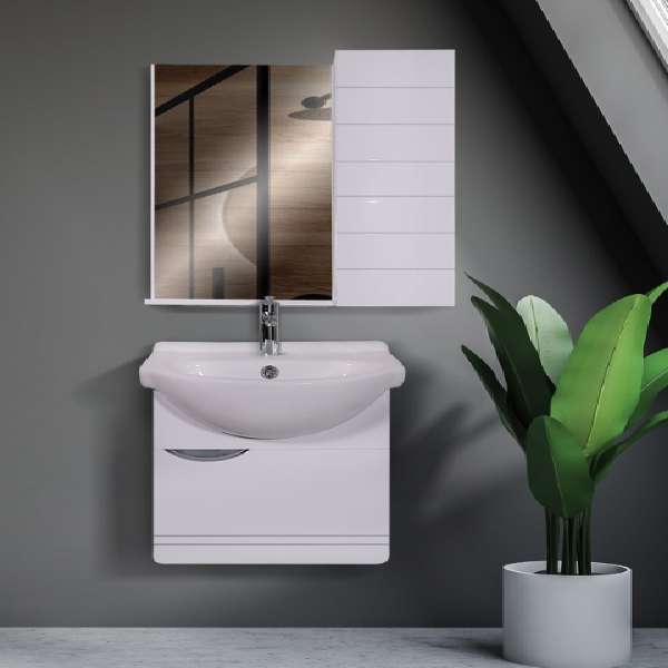 ست کابینت و روشویی مدل 8012 به همراه آینه باکس