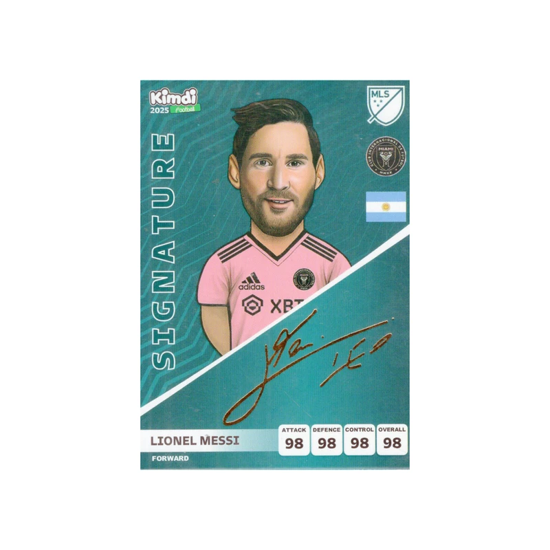 اسباب بازی شانسی کیمدی مدل لیونل مسی 2025 امضا