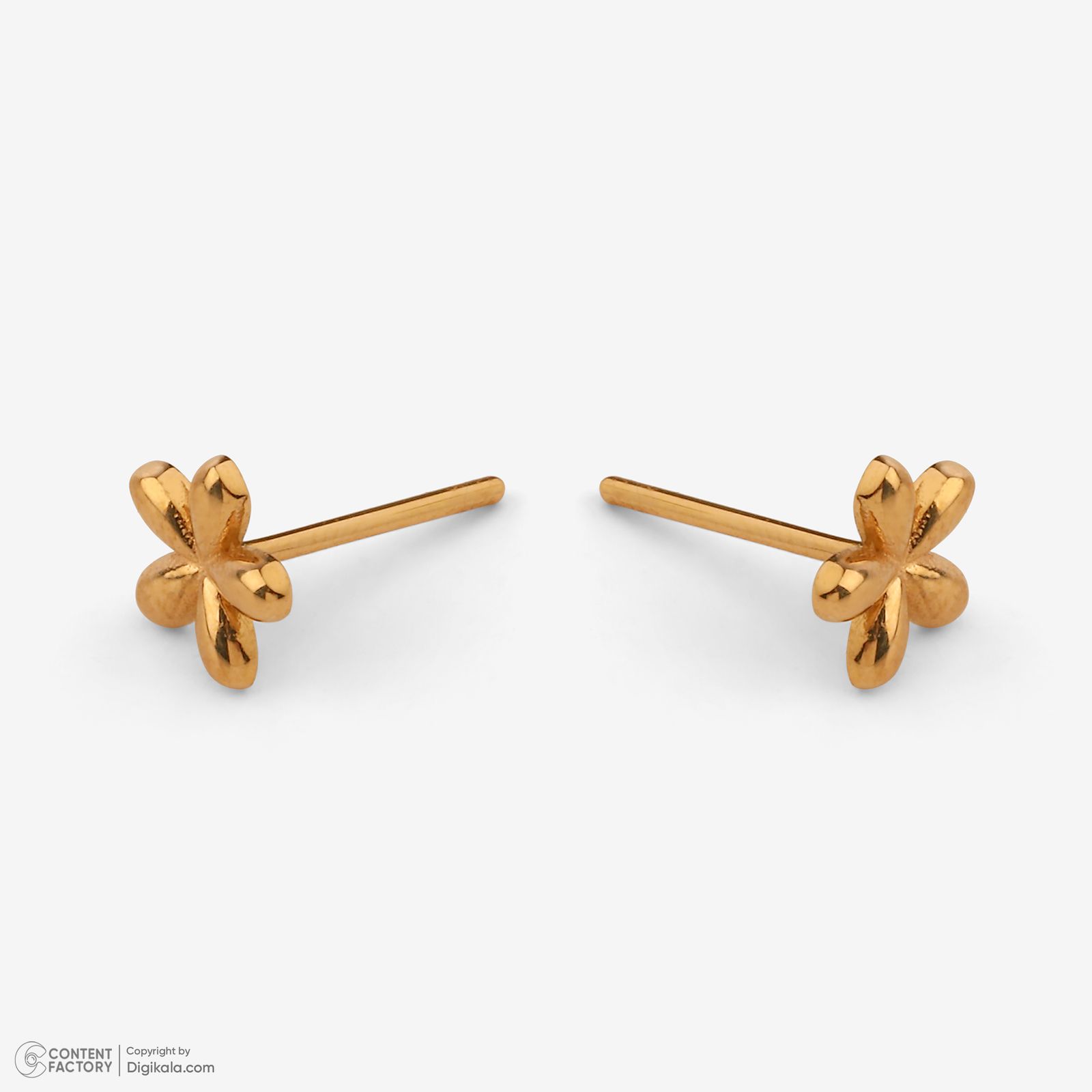 گوشواره میخی طلا 18 عیار زنانه روبی آرت گالری مدل 238046 -  - 6