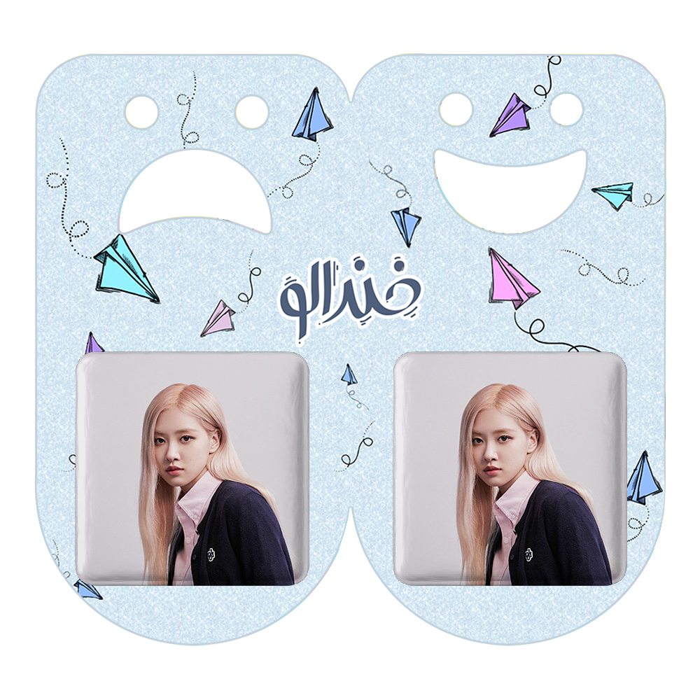 پیکسل خندالو مدل رزی بلک پینک کد 14373 به همراه مگنت