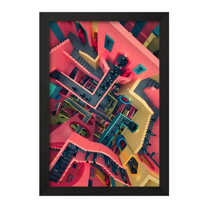 تابلو خندالو مدل بازی مرکب (Squid Game) کد F11870