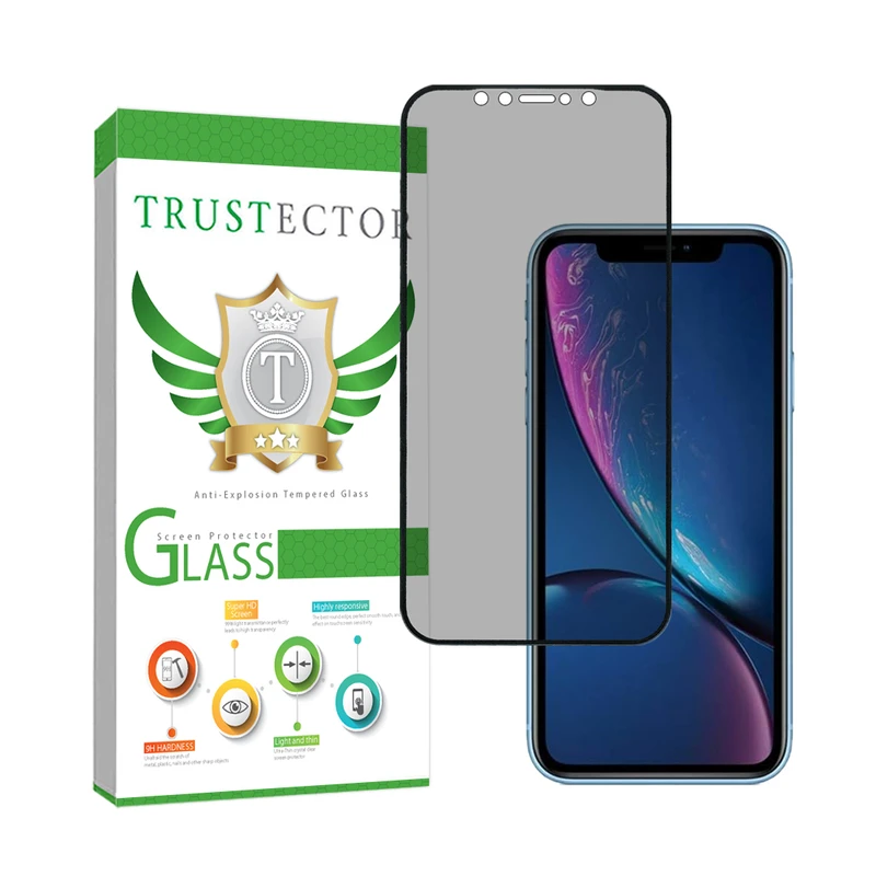  محافظ صفحه نمایش سرامیکی حریم شخصی تراستکتور مدل CERPRIVT مناسب برای گوشی موبایل اپل iPhone 11 / iPhone XR