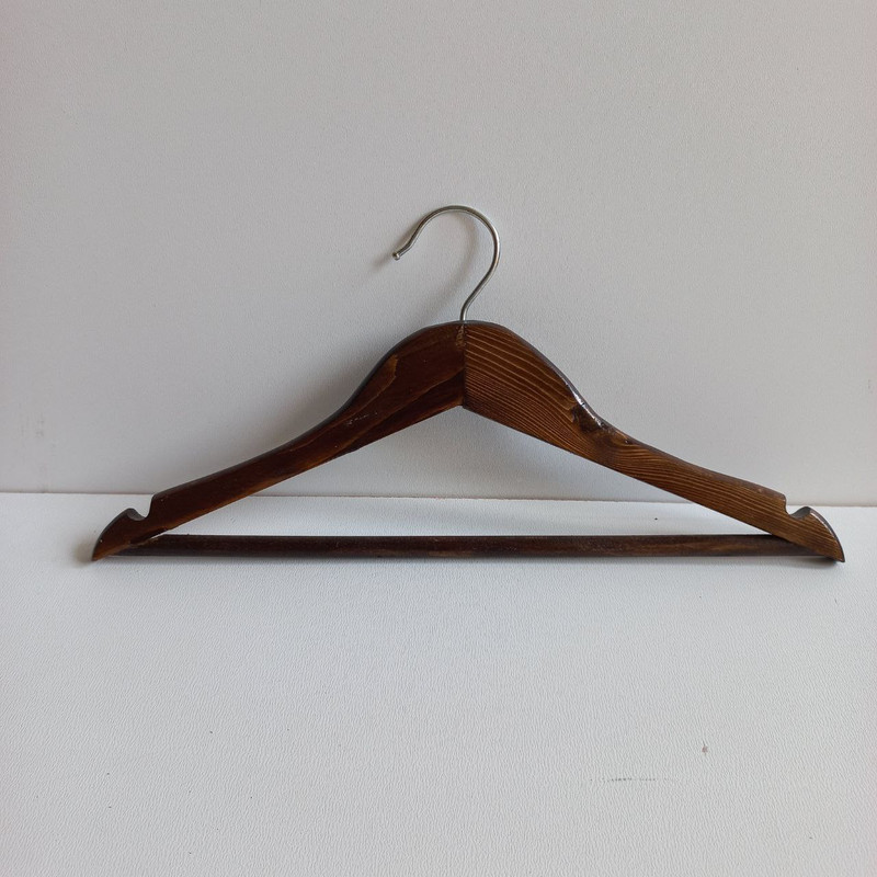 چوب لباسی مدل چوبی بسته 20 عددی