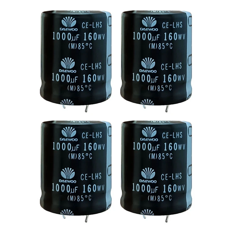 خازن 1000 میکروفاراد 160 ولت دوو مدل SK-1000160 بسته 4 عددی