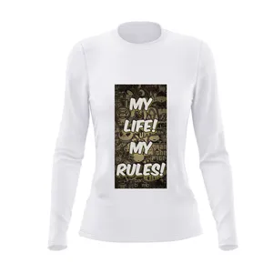 تی شرت آستین بلند زنانه مدل زندگی