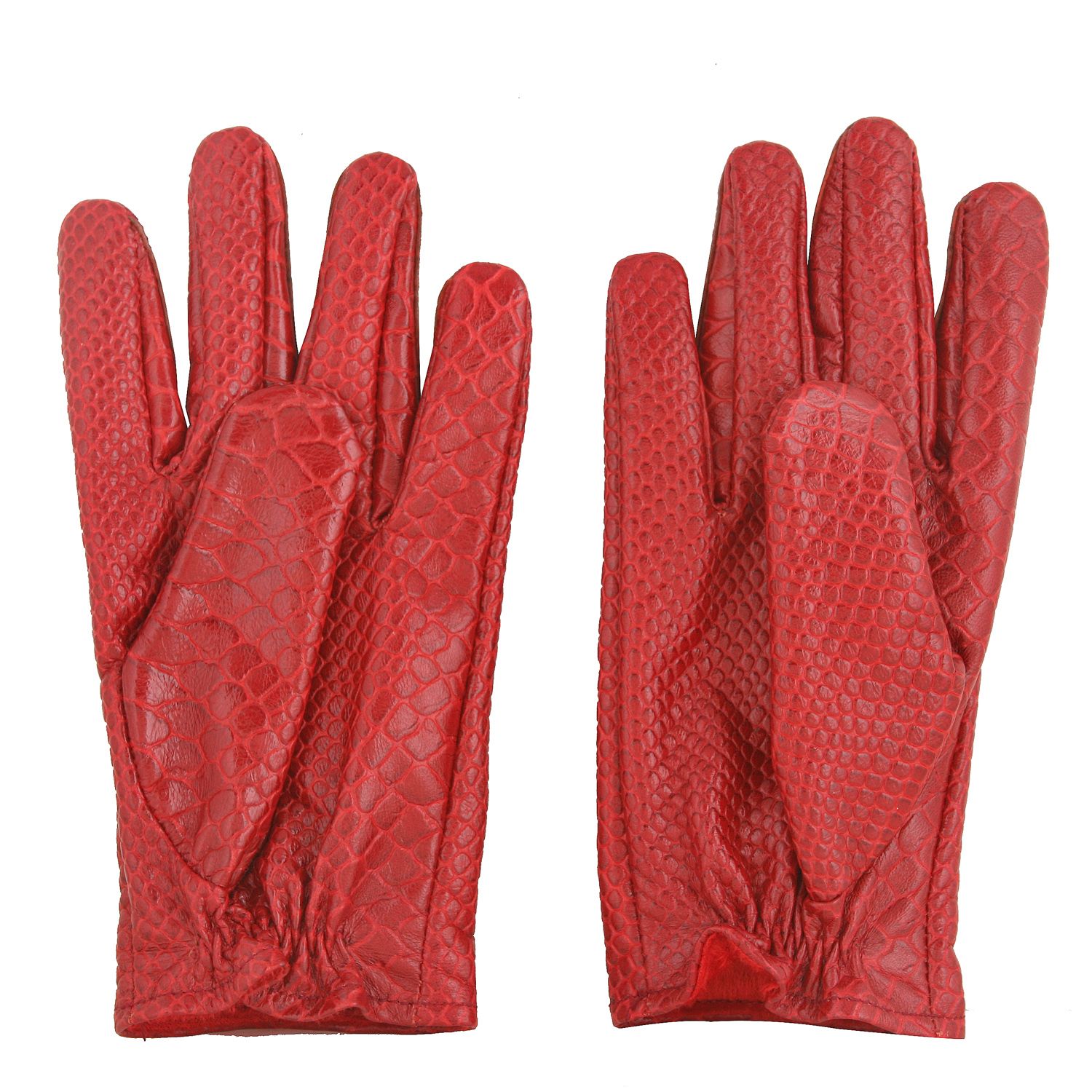 دستکش چرم یلسان مدل GLOVES-qermez-070-BPY -  - 8