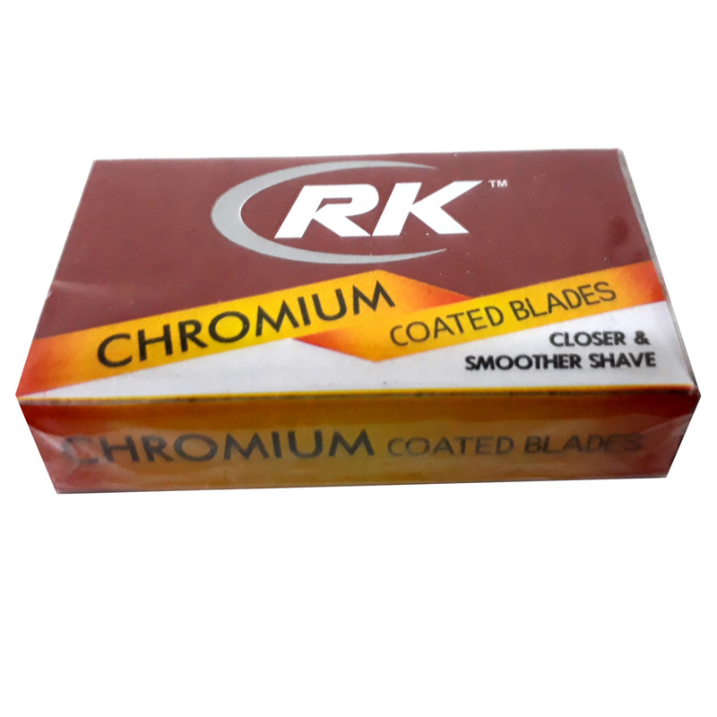تیغ یدک سنتی آر کی مدل chromium کد 2 مجموعه 2 عددی تیغ یدک سنتی آر کی مدل chromium کد 2 مجموعه 2 عددی