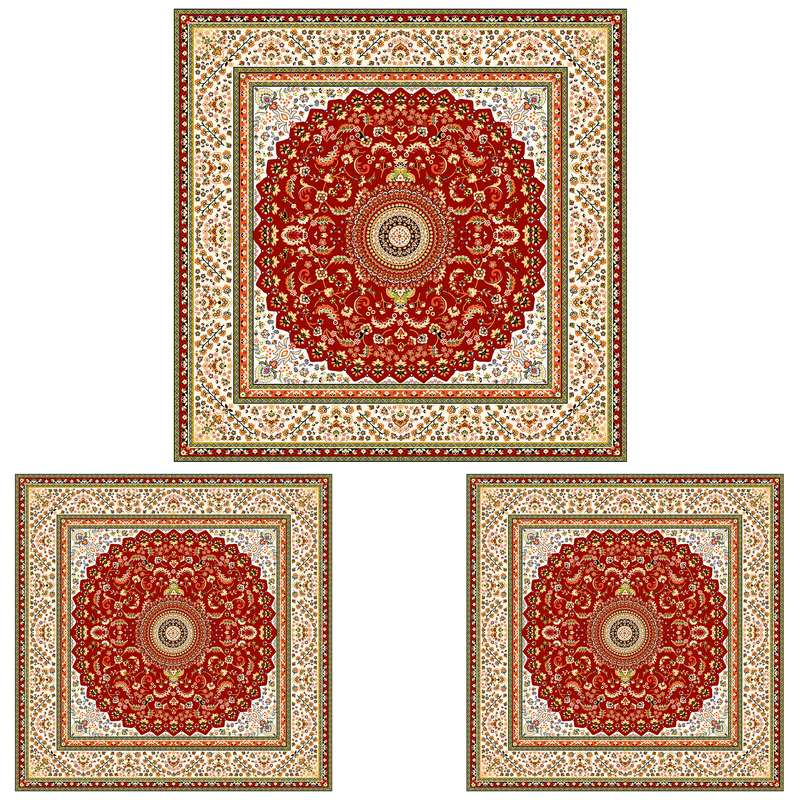 رومیزی سه تکه طرح ترمه کد 989
