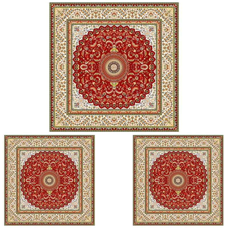 رومیزی سه تکه طرح ترمه کد 989