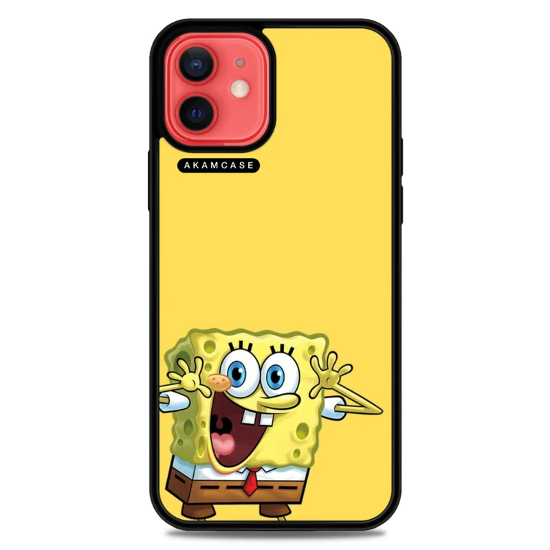 کاور آکام مدل AMC-WA12-SPONGE BOB11 مناسب برای گوشی موبایل اپل iPhone 12