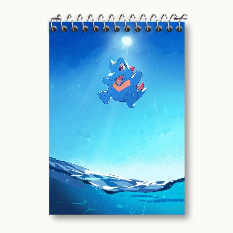 دفتر یادداشت 50 برگ خندالو مدل بازی پوکمون (pokemon) کد 32746