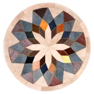 کلاژ فرش چرم و پوست کد 114