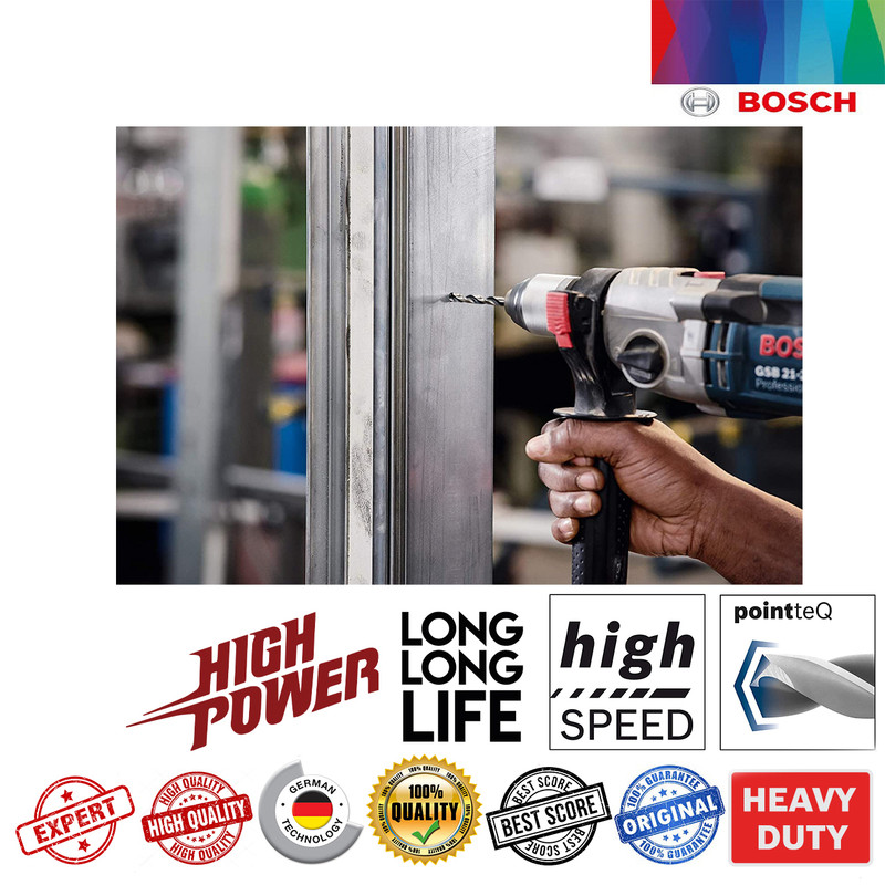 مجموعه 10 عددی مته فلز بوش مدل 6.5mm