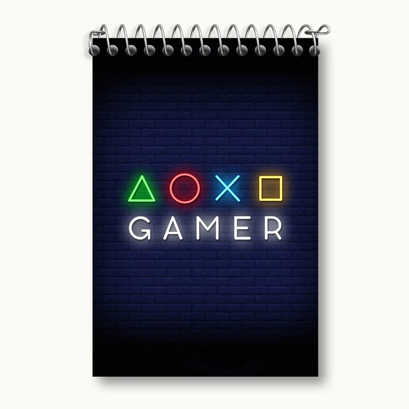 دفتر یادداشت 50 برگ خندالو مدل گیمر کد F2349