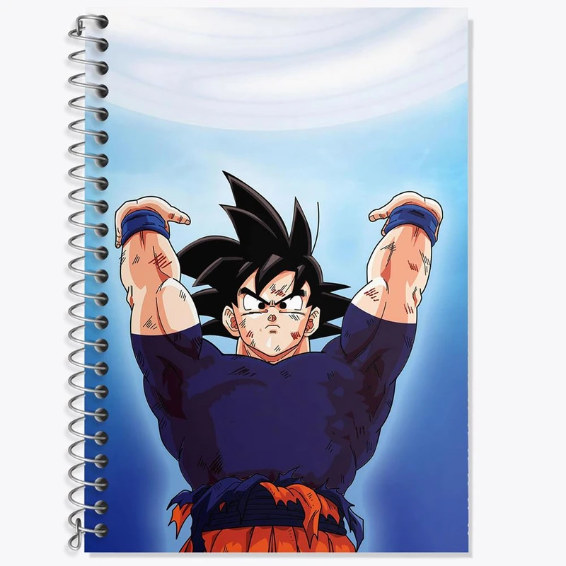 دفتر لغت 50 برگ خندالو مدل گوکو انیمه دراگون بال Dragon Ball کد 12046