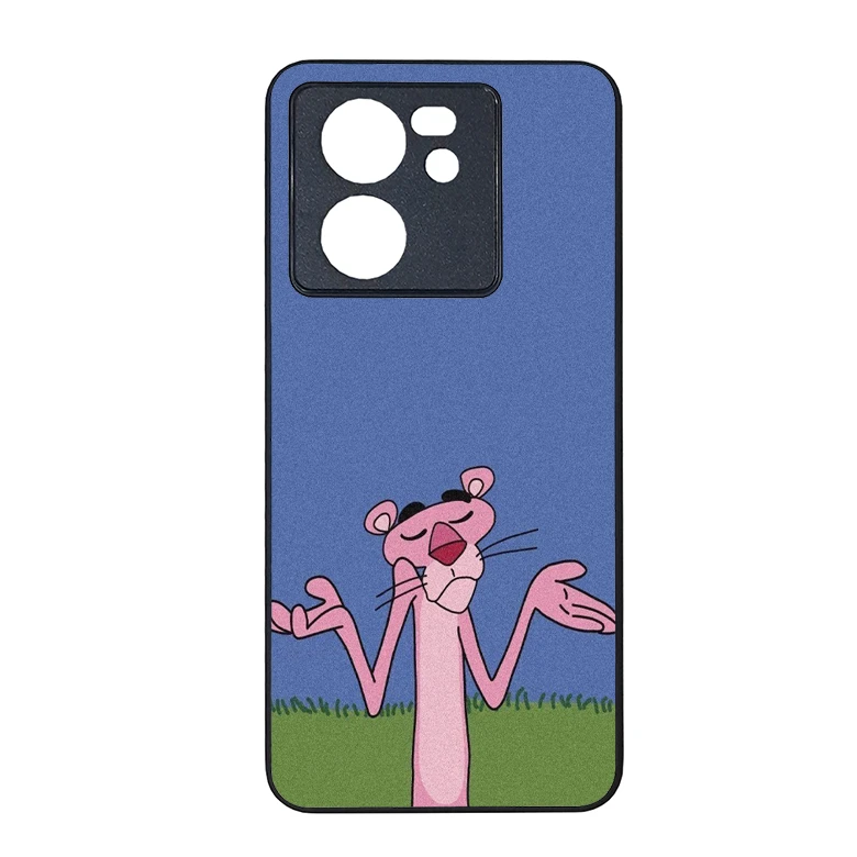 کاور گالری وبفر طرح پلنگ صورتی مناسب برای گوشی موبایل شیائومی mi 13t/mi 13t pro