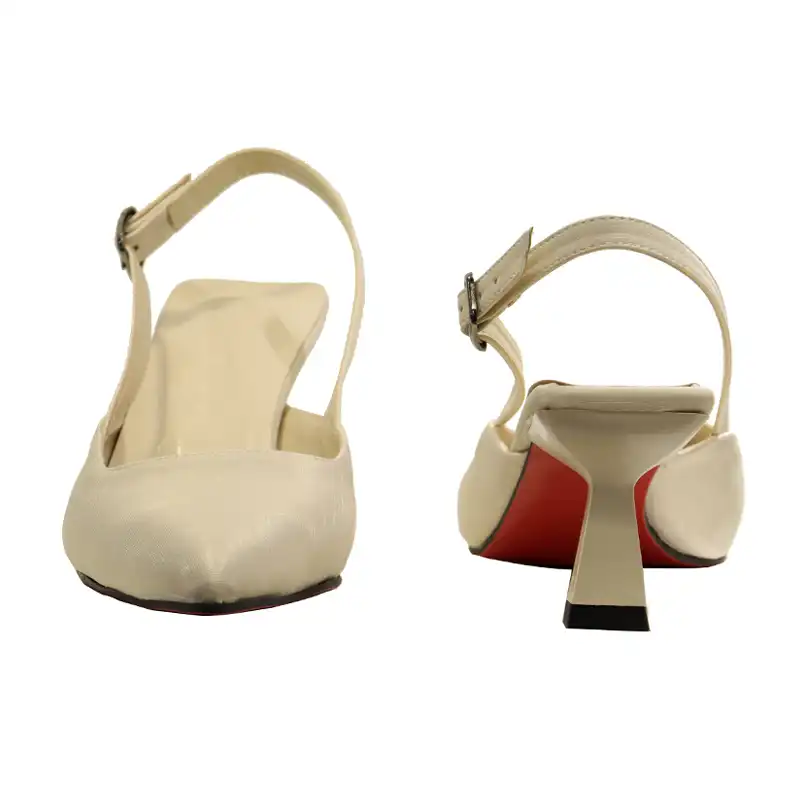 کفش زنانه مدل پاشنه چکشی ساتن