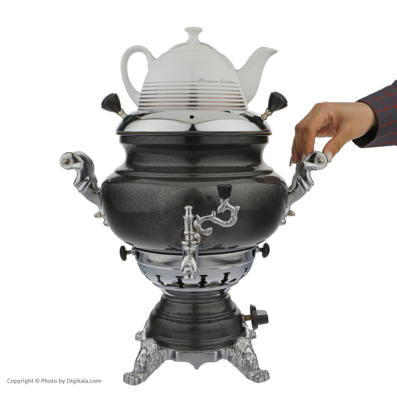 سماور گازی سوگند کد 002 ظریفت 6 لیتر به همراه قوری