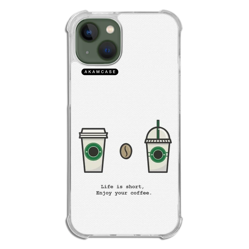 کاور آکام مدل AMCWTA13-STARBUCKS15 مناسب برای گوشی موبایل اپل iPhone 13  