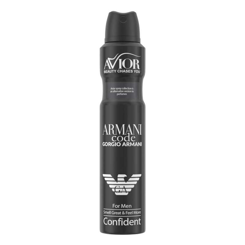 اسپری بدن مردانه اویور مدل Gorgio Armani Code حجم 200 میلی لیتر