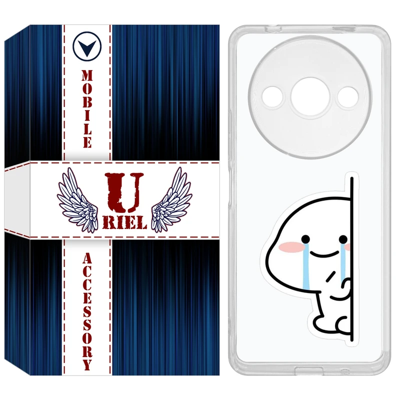 کاور یوریل مدل Clear کد 91 طرح اشک مناسب برای گوشی موبایل شیائومی Redmi A3 / A3x