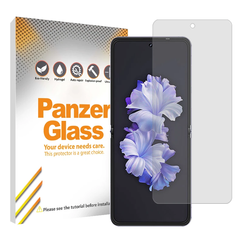 محافظ صفحه نمایش شفاف پنزر گلس مدل Resistant مناسب برای گوشی موبایل تکنو Phantom V Flip 