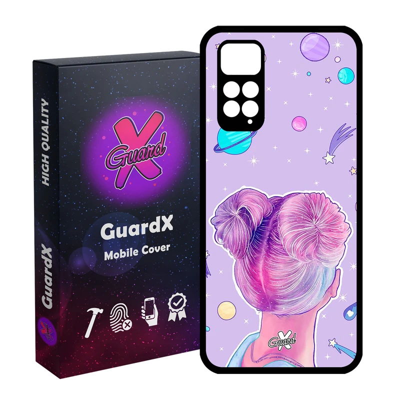 کاور گارد ایکس طرح Girl مدل Glass10112 مناسب برای گوشی موبایل شیائومی Redmi Note 11S/ Note 11 4G