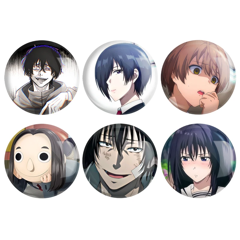 مگنت خندالو طرح انیمه تومو داچی گیم Tomodachi Game کد 1039B مجموعه 6 عددی