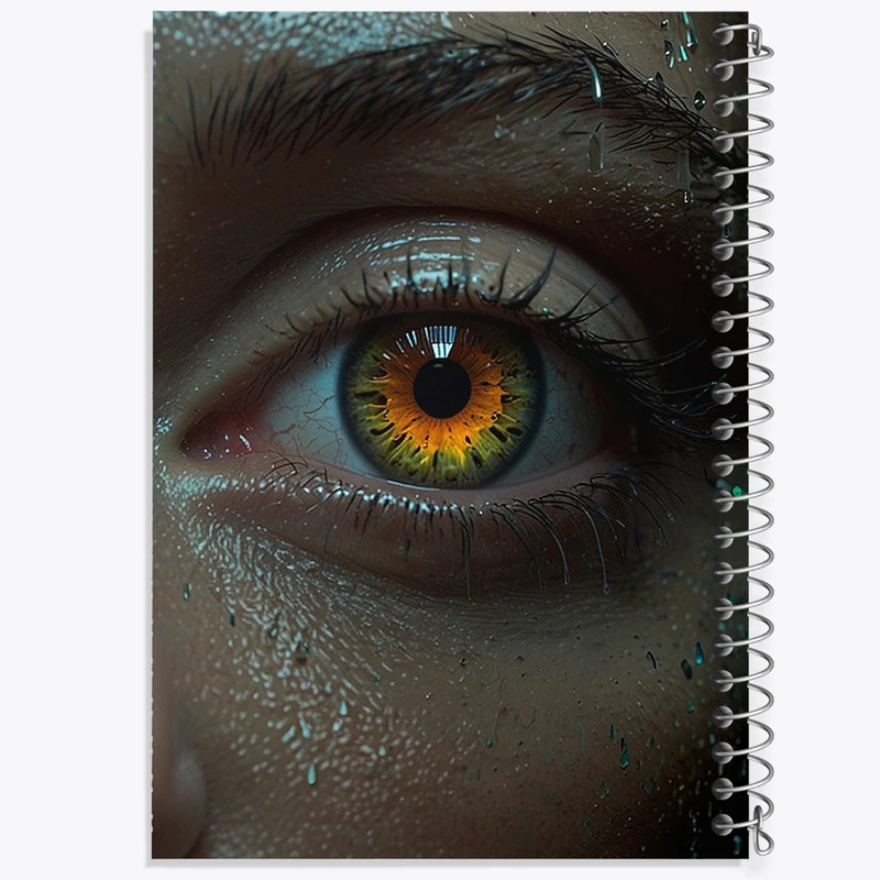 دفتر نت موسیقی 50 برگ خندالو مدل چشم کد N1247