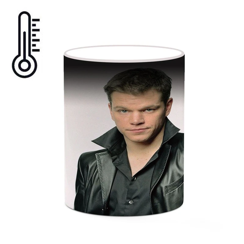 ماگ حرارتی کاکتی طرح مت دمون Matt Damon مدل mgh26879